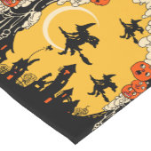  Halloween Flying Witches Tabler Runner Korte Tafelloper (Hoek)