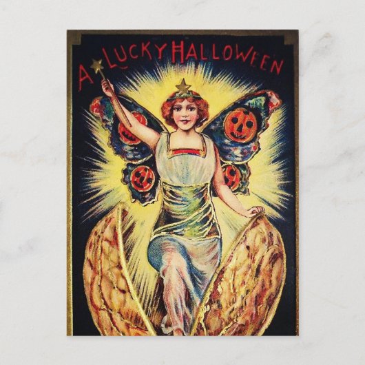 Halloween fortuin teller Holiday briefkaart (Voorkant)