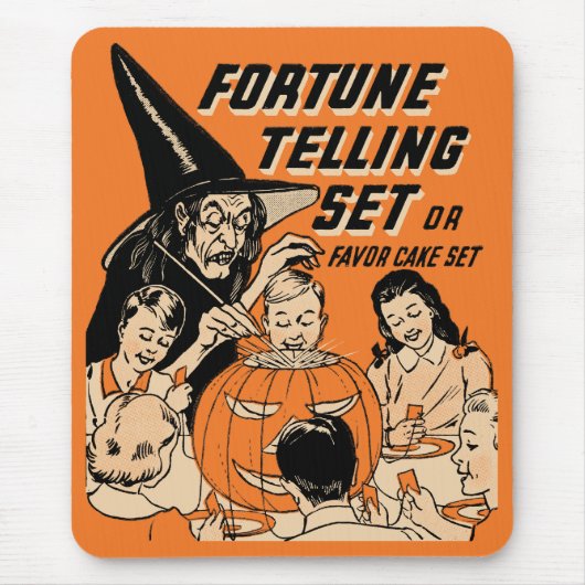  Halloween Fortune Telling Set Mousepad Muismat (Voorkant)