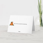 Halloween foto Lijst Kaart (Achterkant)