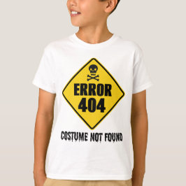 Halloween-fout 404 Costume niet gevonden T-shirt