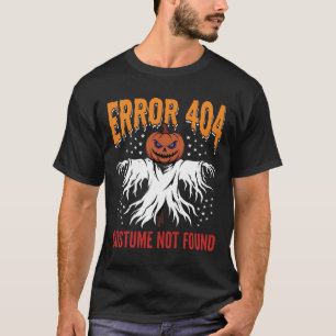 Halloween Fout 404 Kostuum Niet Gevonden Boeman De T-shirt