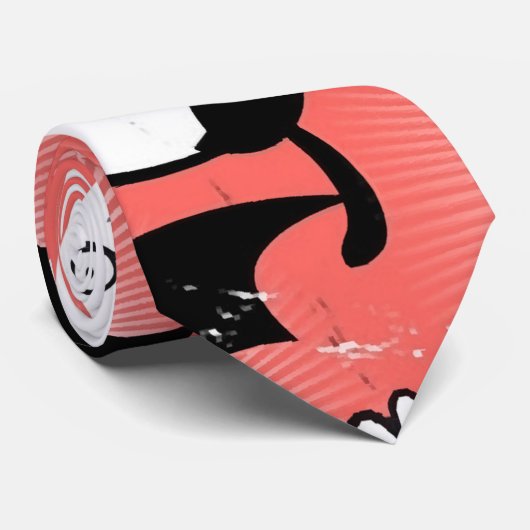 Halloween foutloos patroon stropdas (Opgerold)