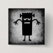 Halloween Frankenstein (een beetje eng) Button (Voorkant)