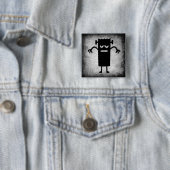 Halloween Frankenstein (een beetje eng) Button (In situ)
