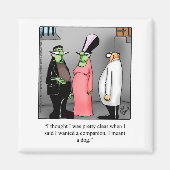 Halloween Frankenstein Humour magnet (Devant)