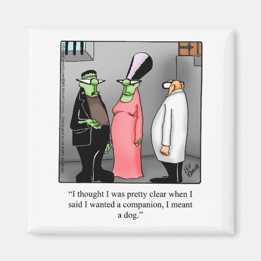 Halloween Frankenstein Humour magnet (Devant)