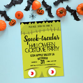 Halloween frankenstein monster kostuum feest poster