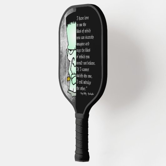 Halloween Frankenstein's Monster Love en Rage Pickleball Paddle (Links)