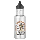 Halloween Franse Bulldog Grappenmaker Waterfles (Links)
