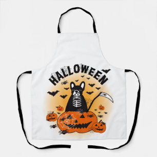 Halloween Frenchie Schort