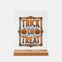 Halloween Friandise Citrouille Crânes Gravure Vint