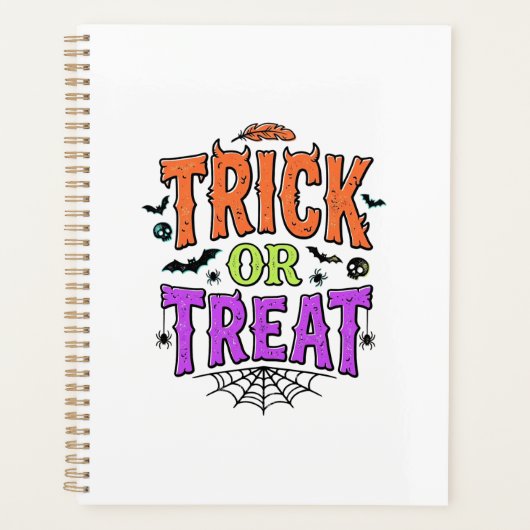 Halloween Friandise Drôle Toile d'araignée Rétro_1 (Devant)
