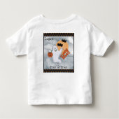 Halloween Friendly Ghost Personalized Kinder Shirts (Achterkant)