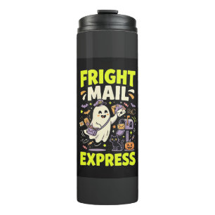 Halloween Fright Mail Express Thermosbeker