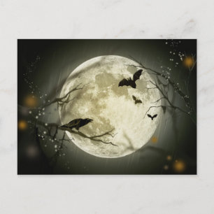 Halloween Full Moon Briefkaart