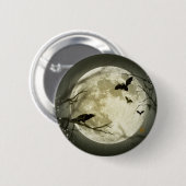 Halloween Full Moon Button (Voorkant /achterkant)