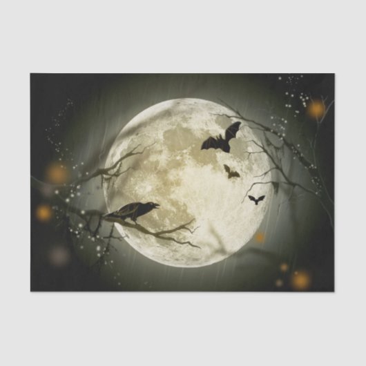 Halloween Full Moon Tissuepapier (Voorkant)