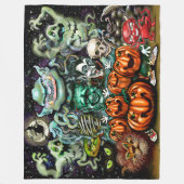 Halloween Fun Art Fleece Deken (Voorkant)