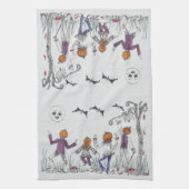 Halloween Fun Keuken Handdoek (Verticaal)