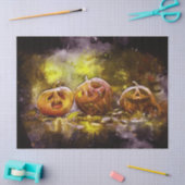 Halloween Fun Pumpkins Decoupage Tissue Paper Tissuepapier (Craft)