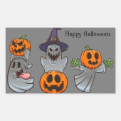 Halloween Fun Rechthoekige Sticker (Voorkant)