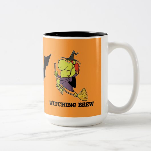 HALLOWEEN FUN SHOP - MUGS DE CAFÉ - WITCHES & BAT (Droit)