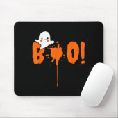 Halloween Funny Cute Ghost Boo! Design Gift  Muismat (Met muis)