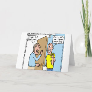 Halloween Funny Cyclops T - shirts Mokken Kaarten 