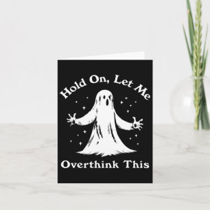 Halloween Funny Ghost Laat me deze grafiek overden Kaart