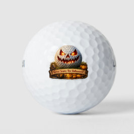 halloween funny golf ball golfballen