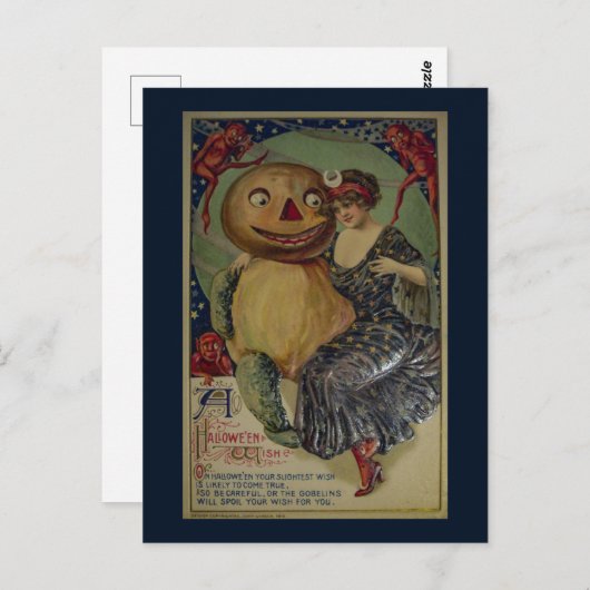  Halloween Funny Illustratie Briefkaart (Voorkant / Achterkant)