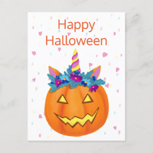 Halloween Funny Jack o lantern Pumpkin Briefkaart
