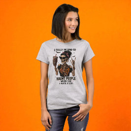 Halloween Funny Skeleton Haunted T-shirt