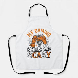 Halloween Gamer Vaardigheden Zijn Schrikbarend Vin Schort