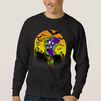 Halloween Gamer Zombie Hand Video Gaming Monster Trui