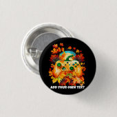 Halloween Gaming, Pumpkin Controller Ronde Button 3,2 Cm (Voorkant /achterkant)