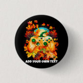 Halloween Gaming, Pumpkin Controller Ronde Button 3,2 Cm (Voorkant)