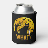 Halloween Gato Negro What? Blikjeskoeler (Blikje Voorkant)