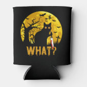 Halloween Gato Negro What? Blikjeskoeler (Voorkant)