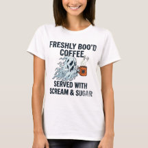Halloween gebrouwen koffie T-shirt - Griezelen van