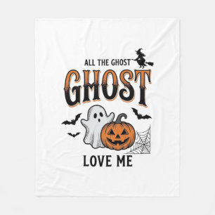 Halloween Geest Alle Geesten Liefhebben Mij Grappi Fleece Deken