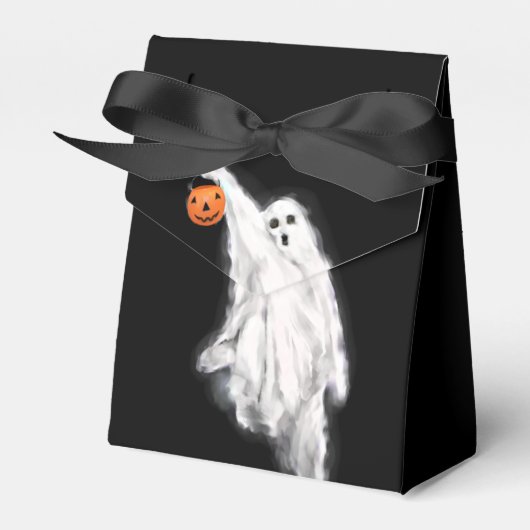 Halloween Geest Bedankdoosjes (Voorkant Zijde)