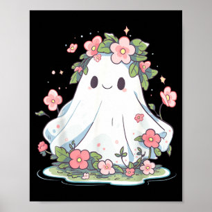 Halloween Geest Bloem Vrouwen Meisjes Halloween Poster