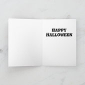 Halloween Geest Boe Toe Jou Schattig Grappig Kaart (Binnen)