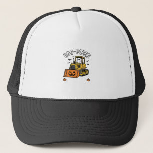 Halloween Geest Boo Dozer Grappige Bulldozer_1 Trucker Pet