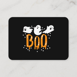 Halloween Geest Boo Schattig Visitekaartje