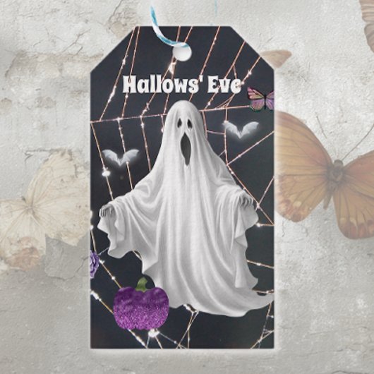 Halloween Geest Cadeaulabel