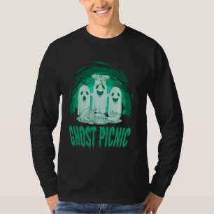 Halloween Geest Eten Picknick Buiten Eten Liefhebb T-shirt