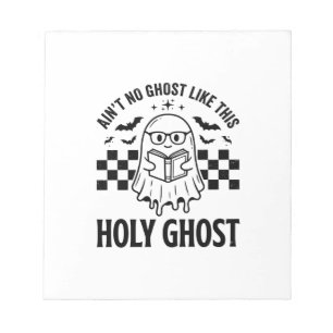 Halloween Geest Heilige Geest Grappig Vintage Damb Notitieblok